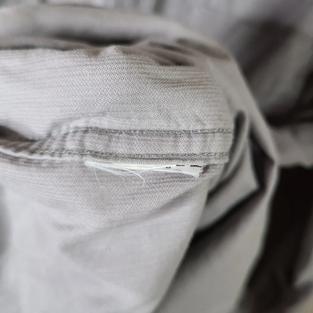 Banana Republic Shirt Men Small Gray Corduroy Slim Fit Button Down Casual Cotton